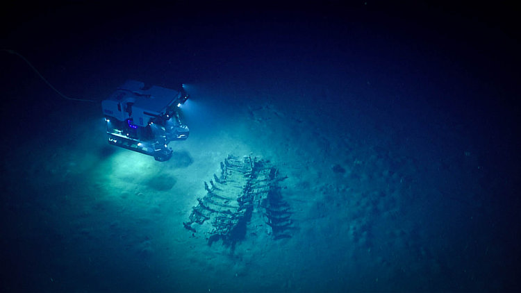 ROV Deep Discoverer explores the cultural heritage site