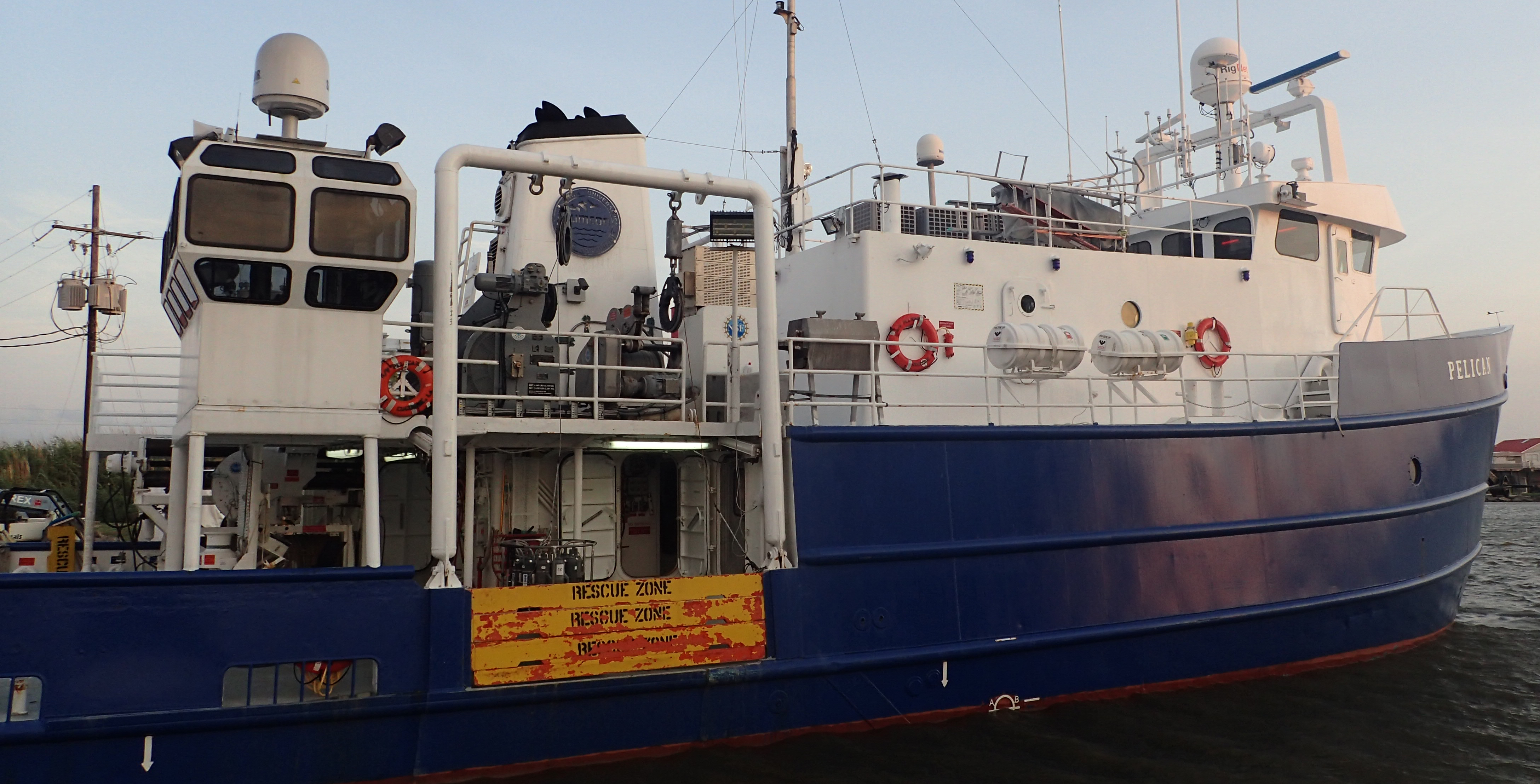 Pelican ship during annual cruise